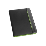 Folder with notepad & pen holder, A4 Colors light-green colour