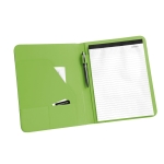 Folder with notepad & pen holder, A4 Colors light-green colour third view