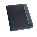 Folder with notepad & pen holder, A4 Colors light blue colour