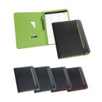 Folder with notepad & pen holder, A4 Colors various colours