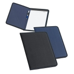 Document folder in blue or black with notepad, A4 various colours