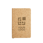 Cork notebook with blank pages, eco-friendly, A5 main view