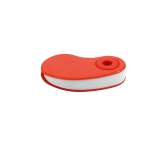 Eraser with coloured plastic cover red colour