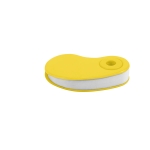 Eraser with coloured plastic cover yellow colour