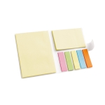 Sticky notes in various sizes & colours brown colour third view