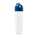 Sports bottle with screw cap and straw, 500 ml, Colortop royal blue colour