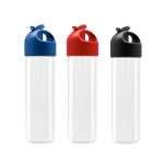 Sports bottle with screw cap and straw, 500 ml, Colortop various colours