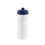 Plastic drinking bottle, 100% recyclable, 530 ml blue colour