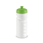 Plastic drinking bottle, 100% recyclable, 530 ml light-green colour