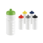 Plastic drinking bottle, 100% recyclable, 530 ml various colours