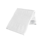 White cotton sports towel, 430 g/m2, Sports white colour