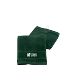 Cotton golf towel with metal hook 430 g/m2, Club main view