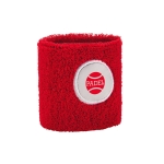 Elastic sweatband for the wrist in many colours red colour image with logo