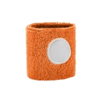 Elastic sweatband for the wrist in many colours orange colour