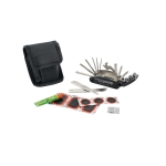 Bicycle repair tool kit in bag black colour