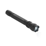 Professional aluminium flashlight, Campview black colour image with logo