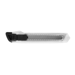 Transparent plastic cutter knife black colour first view