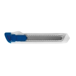 Transparent plastic cutter knife blue colour first view