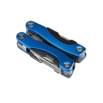 Multifunctional tool steel & aluminium, 9 functions royal blue colour