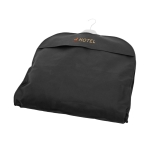 Garment travel bag non-woven fabric, 80 g/m2, Uptown black colour image with logo