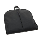 Garment bag with zip non-woven fabric, 70 g/m2, Basic black colour