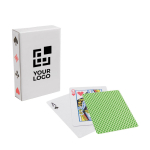 Poker cards with coloured back and printable box main view