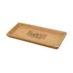 Bamboo tray, Little Bamboo natural colour image with logo