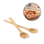 Practical salad servers, Bamboo various colours