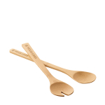 Practical salad servers, Bamboo main view