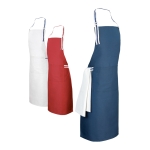 Apron with adjustable neck strap and pockets, 150 g/m2, Maître various colours