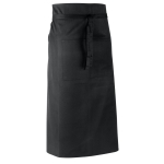 Large apron with 2 pockets for giveaway, Brasserie black colour