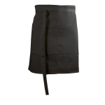 Half-apron in black, 150 g/m2, Trattoria black colour