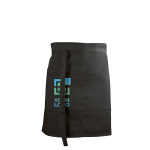 Half-apron in black, 150 g/m2, Trattoria main view