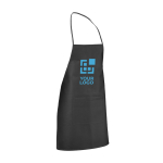 Non-woven cooking apron with pocket and straps main view