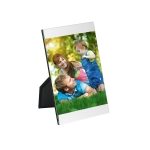 Aluminium photo frame for customers matt silver colour