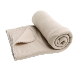 Cuddly blanket made of fleece, 240 g/m2 beige colour