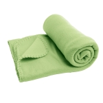 Cuddly blanket made of fleece, 240 g/m2 light-green colour