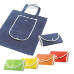 Foldable non-woven bag with carry handles, 80 g/m² various colours