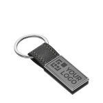 Keyring made of imitation leather and metal, Allure main view