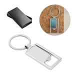 Keyring with bottle opener in an original design various colours