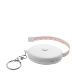 Small white keyring, measuring tape, 1.50 m main view