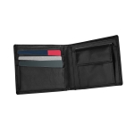 Leather wallet in black black colour third view