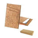 Card case with cork card holder various colours