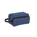 Lined toiletry bag for men made of 300D HD, Trend blue colour