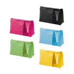 Toiletry bag made of microfibres with zip for travel, Cosmo various colours