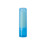 Affordable branded lip balm SPF 15 transparent blue colour