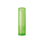 Affordable branded lip balm SPF 15 transparent green colour