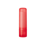 Affordable branded lip balm SPF 15 transparent red colour