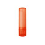 Affordable branded lip balm SPF 15 transparent orange colour