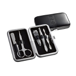 Exclusive manicure set in black various colours